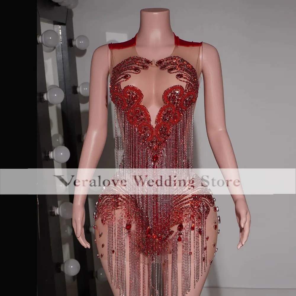 RED DIAMOND DRESS
