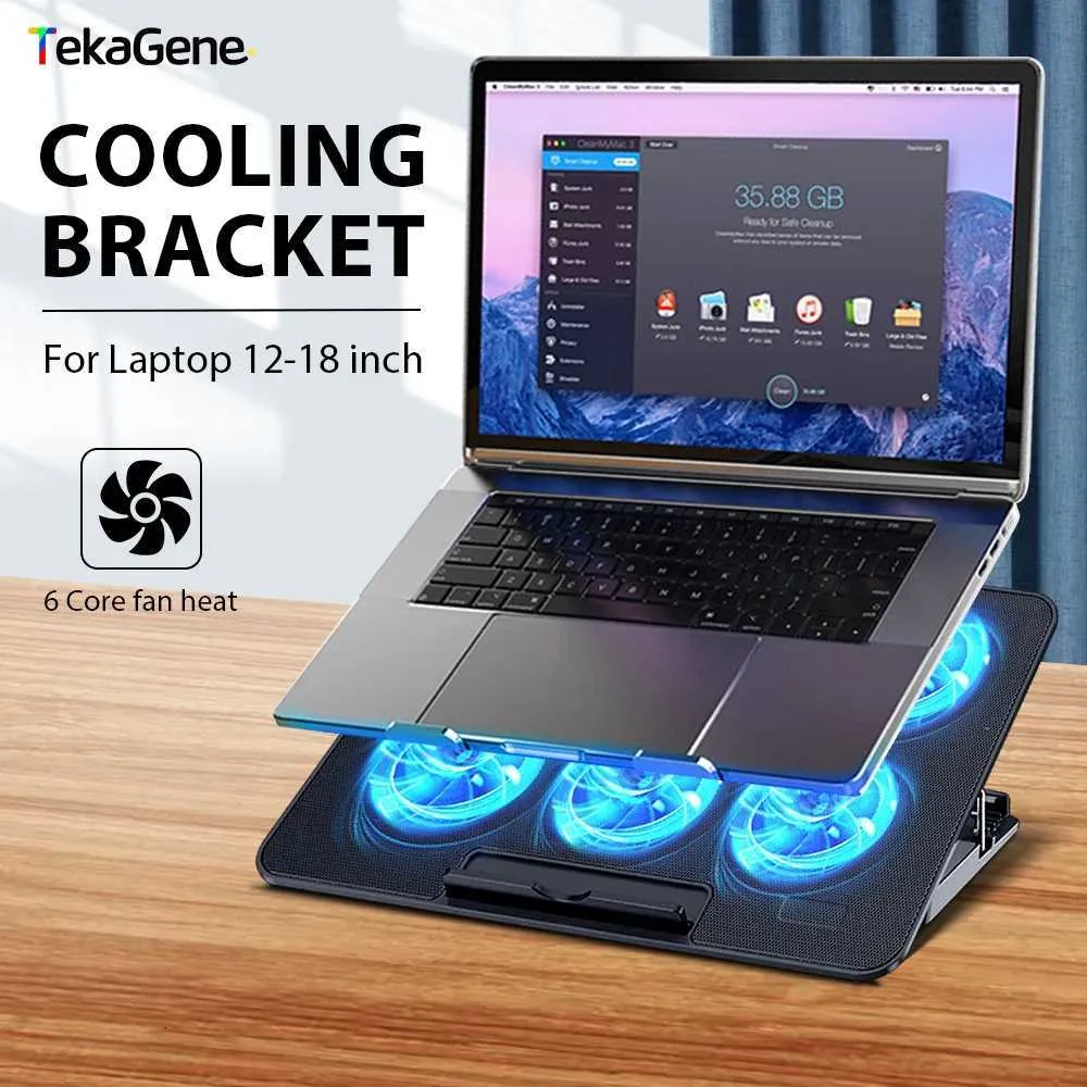 Laptop Cooling Pad with Stand for 18-Inch Laptops, 2 USB Ports ...