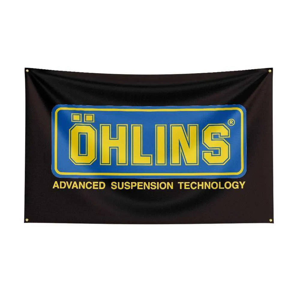 Ohlins Racing Banner Ohlins Racing Flag 3x5 Ft Durable Polyester Racing... From Mengqiqi09 ...