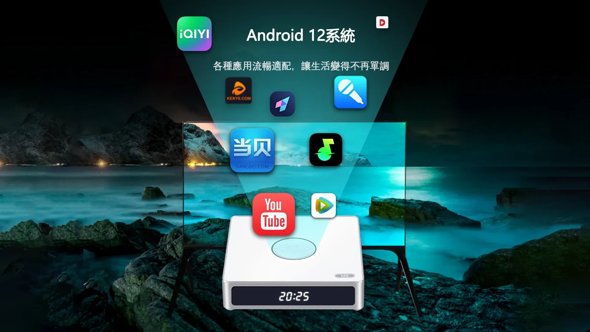 2025 Smart TV Box: IMETBOX M6 - 8K UHD, 64GB, Voice Control, WiFi