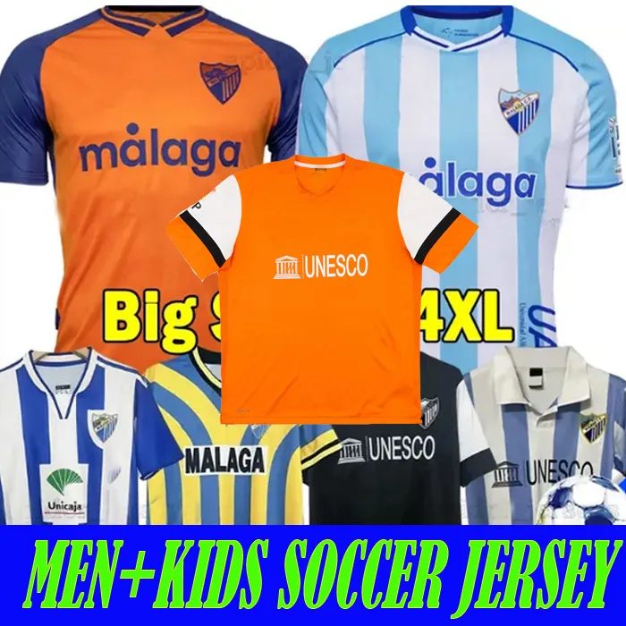 Malaga CF Soccer Jerseys 2025 Remake Mens Football Shirts Bustinza