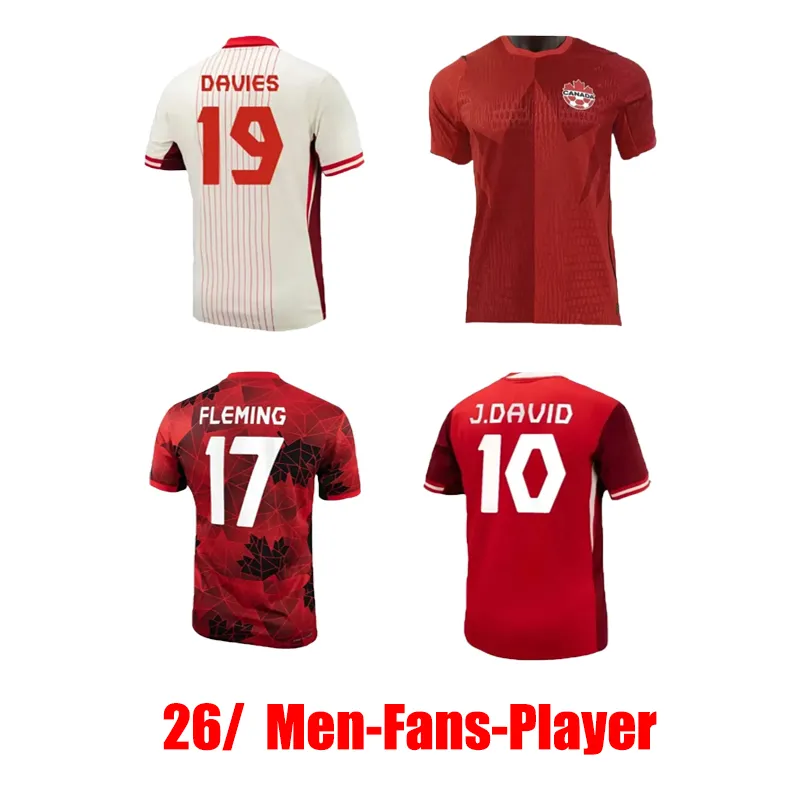 Canada Soccer Jerseys 2026 2027 Mens & Kids World Cup Kits With Davies ...