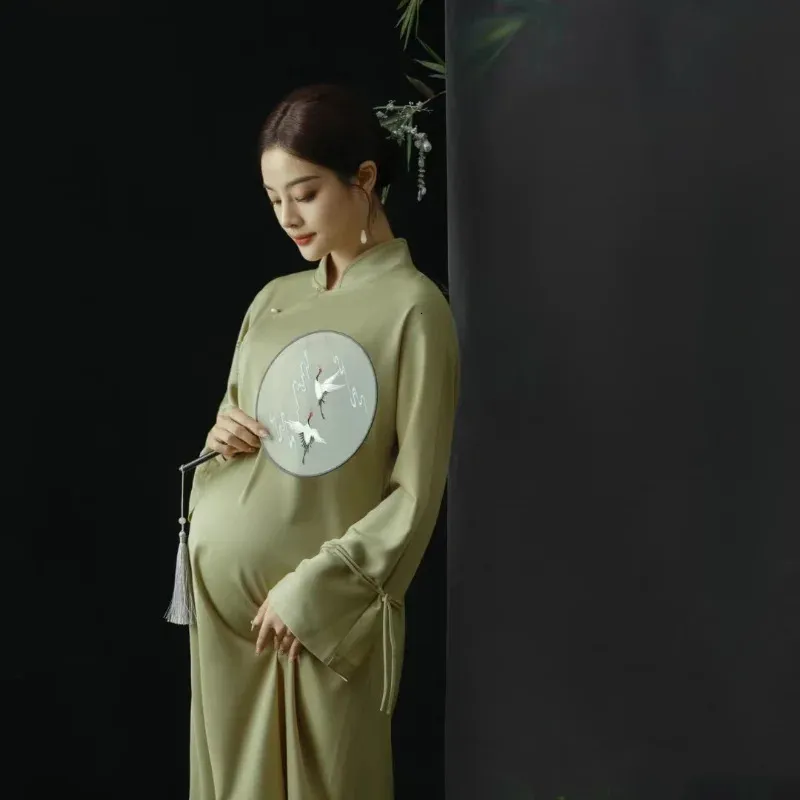 chinese new year maternity dress Pregnant Asian Woman Chinese Traditional Dress Stock Photo 1894593400