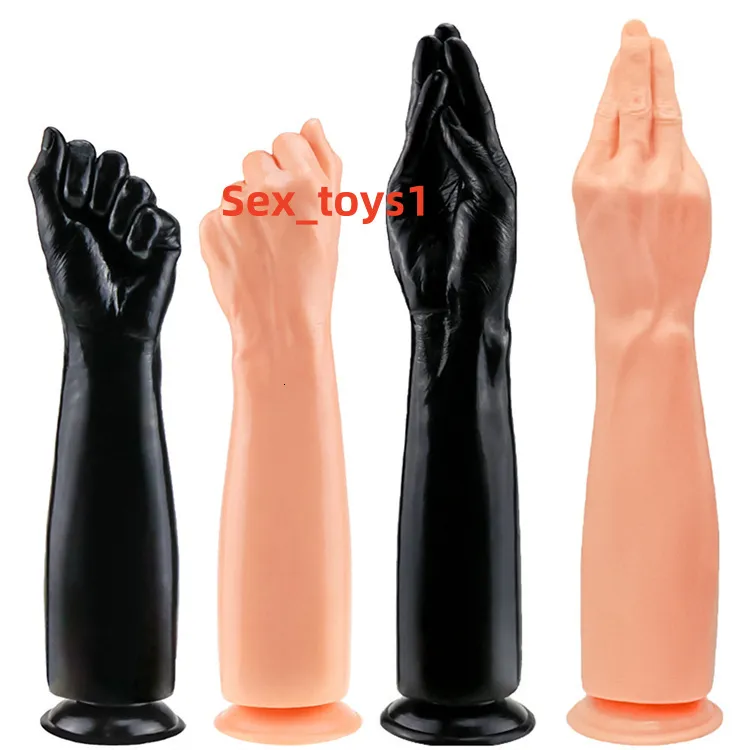 Unisex Silicone Huge Hand Dildo Sex Toy 38 cm and 33.5 cm Waterproof Soft  Texture from Dhgate Vibrators - price 43.22