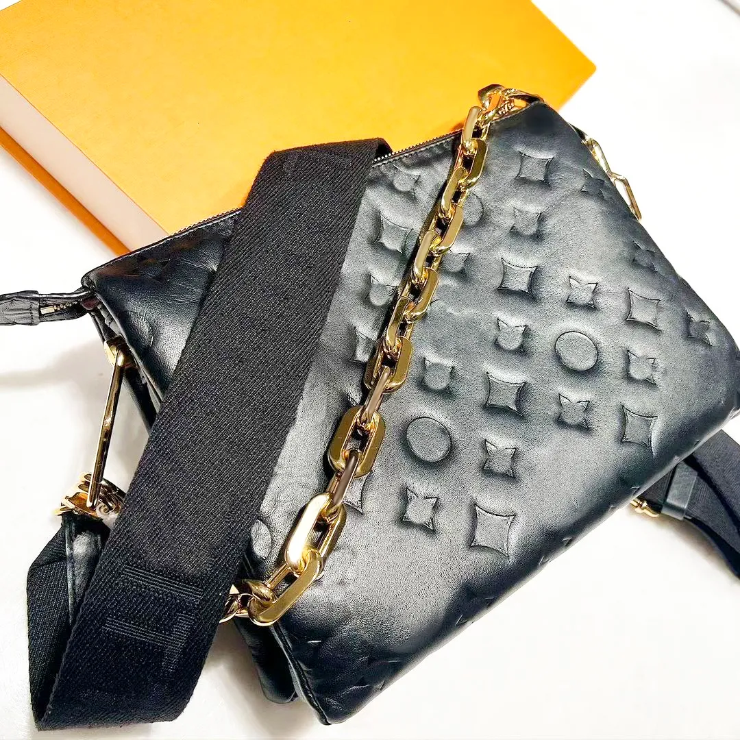 M57790 COUSSIN Emed Crossbody Designer Bag Strap Womens Real