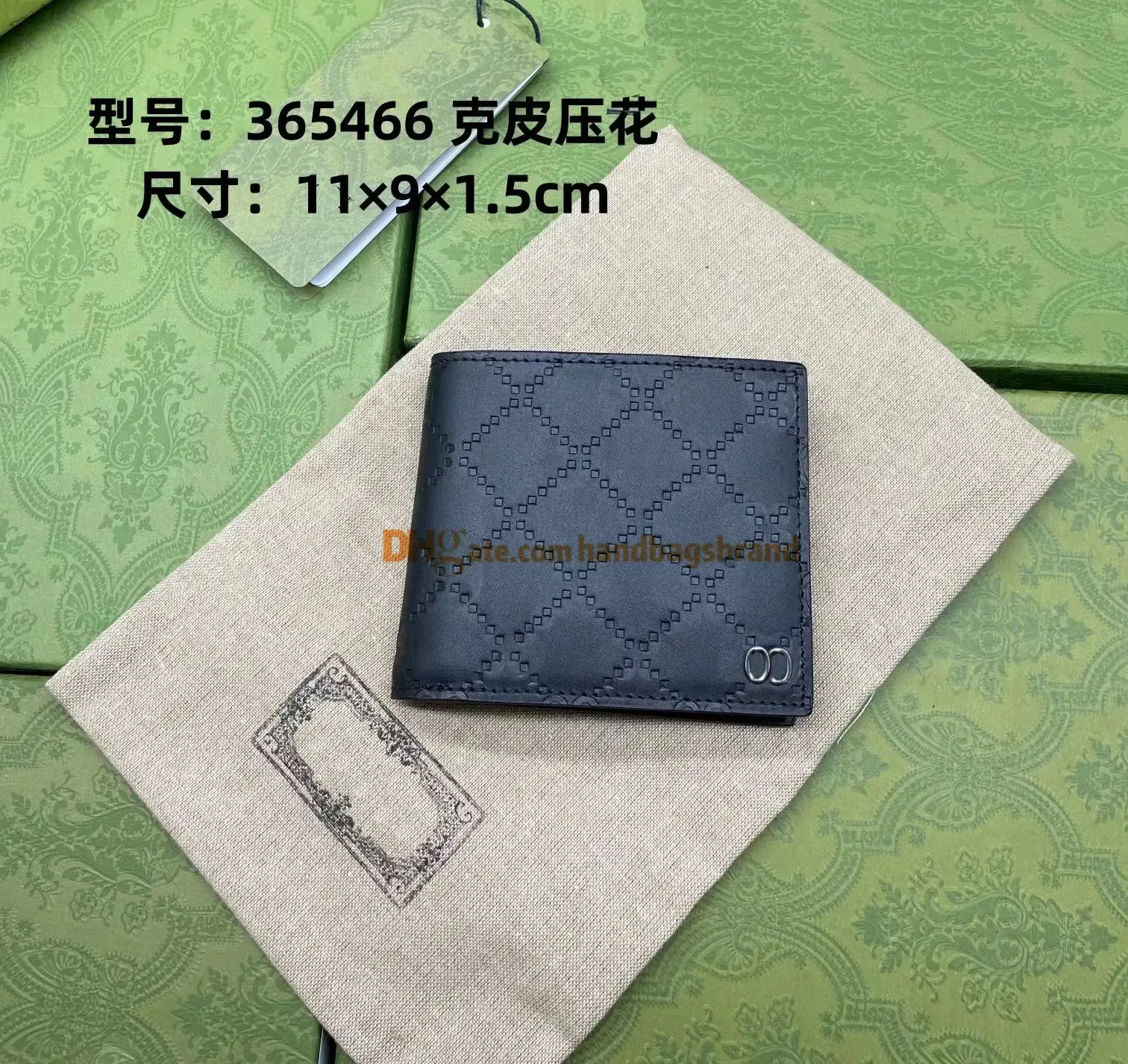 473916 Top Quality Bi Fold Wallets Classic Embossing From
