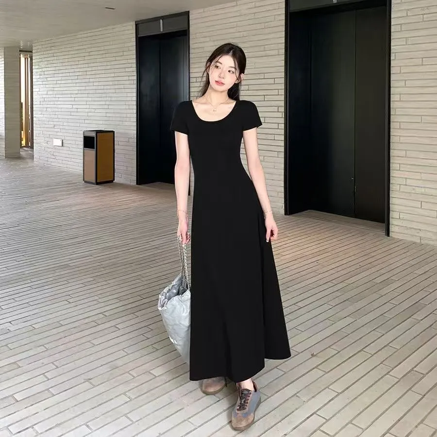Casual Dresses Designer Women C Knits Classic Letter Print High Quality  Womens Slim Short Sleeve Dress One Piece Skirt Size S XL From Facaizyh2,  $31.9 | DHgate.Com