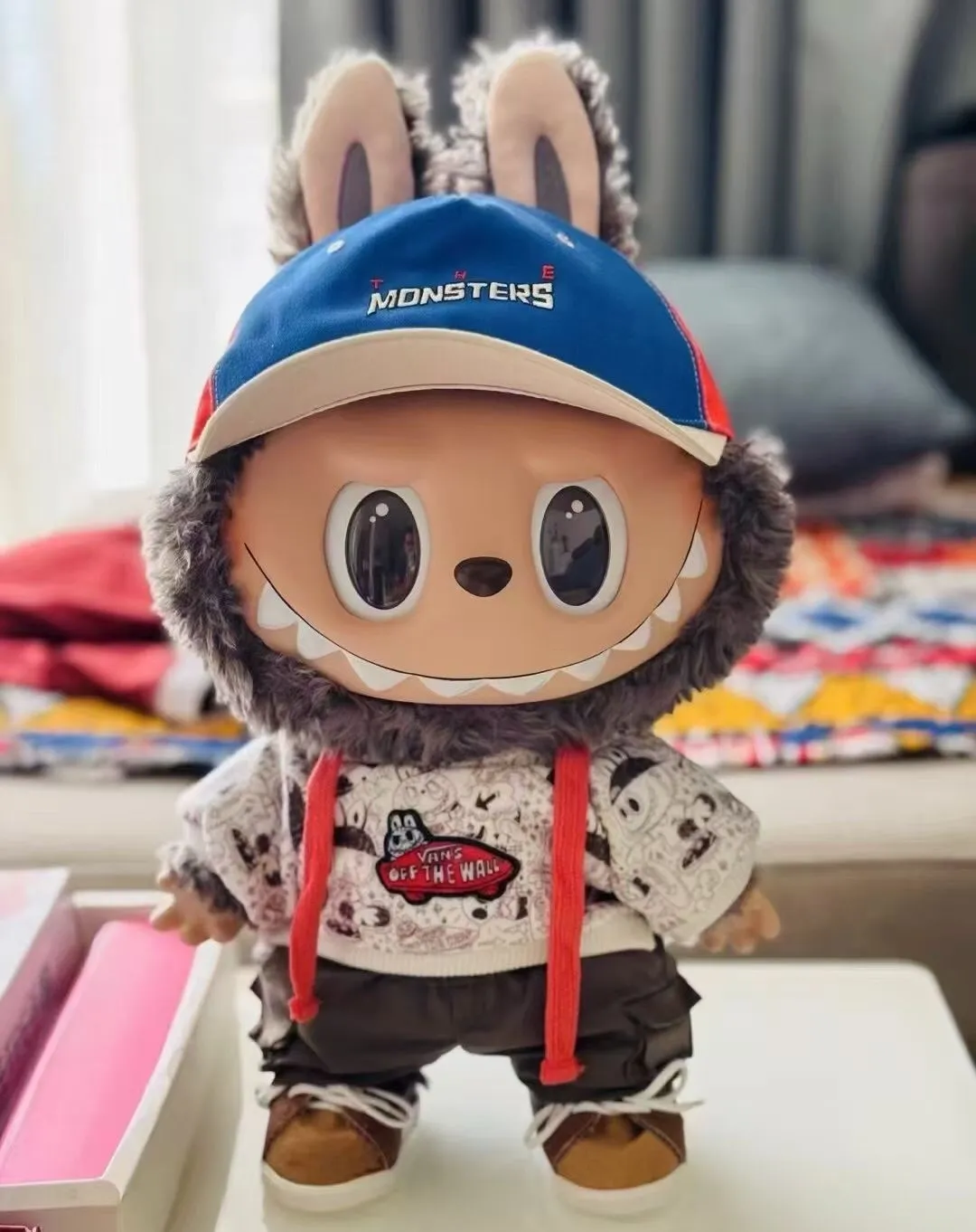 Labubu Vans Collaborative Monster Vinyl Plush Toy  From