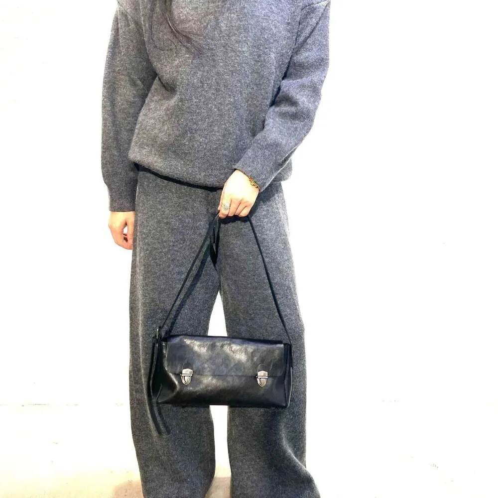 Vintage Damen Handtasche Aus Echtleder Umhängetasche Schultertasche_voghion.com