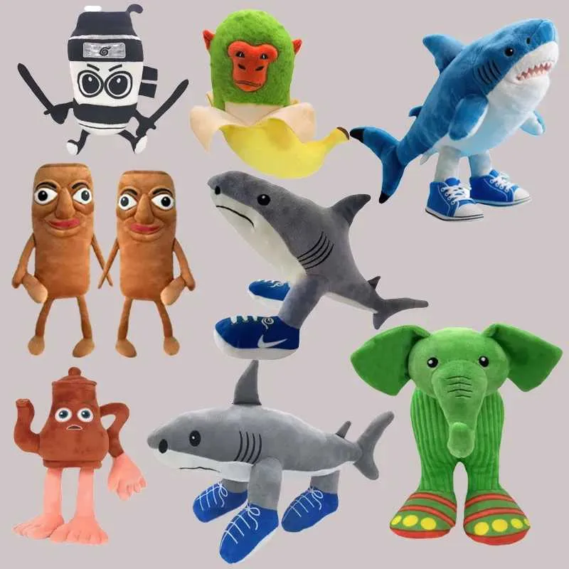 Peluche Tiburón Tralalelo Tralala De 30 Cm – Juguete Suave Inspirado En Memes Virales, Ideal Para Fans Y Coleccionistas