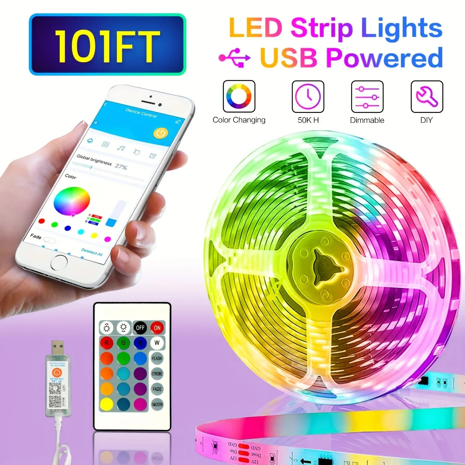 ful LED Strip Lights USB Powered ... From Luo09, $9.89 | DHgate.Com