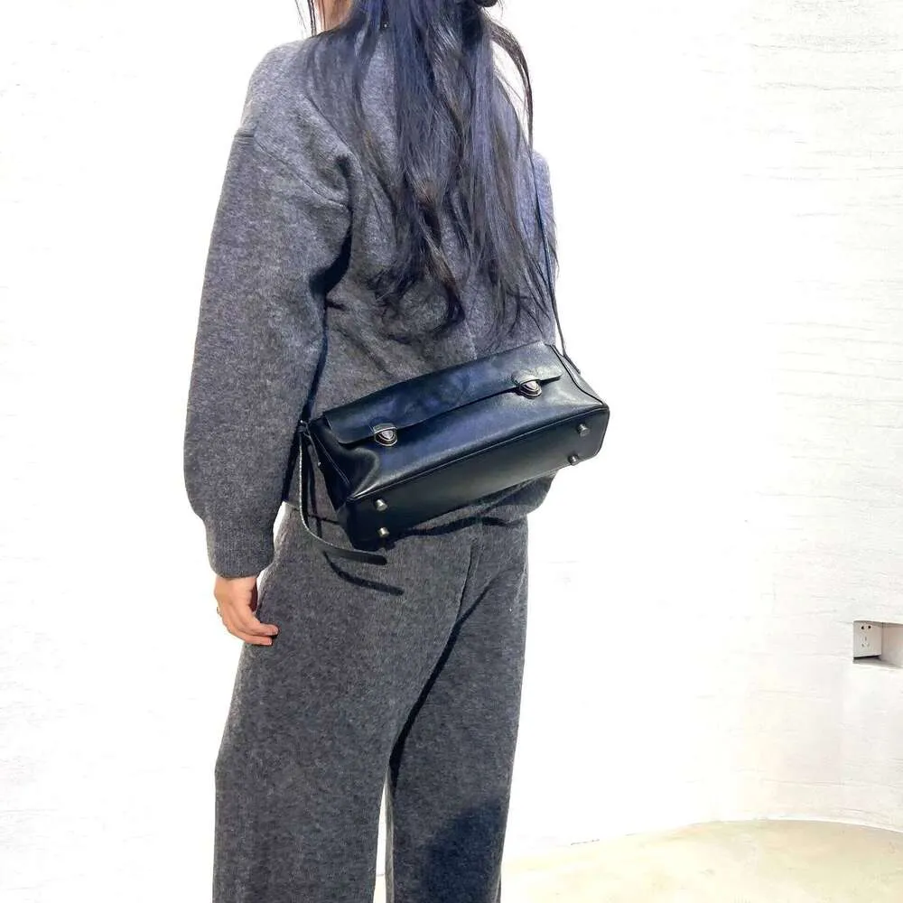 Vintage Damen Handtasche Aus Echtleder Umhängetasche Schultertasche_voghion.com