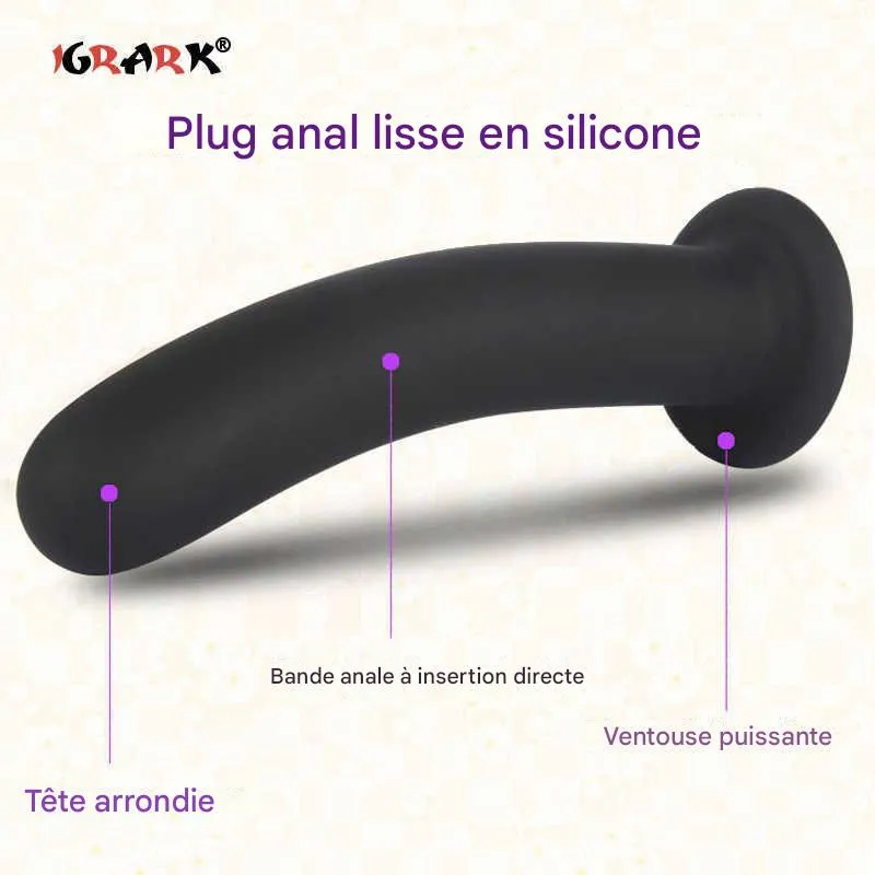 Plug Anal XXL Très Long – Gode Noir Flexible 100 Cm – Sextoy Unisexe Sans Phtalate