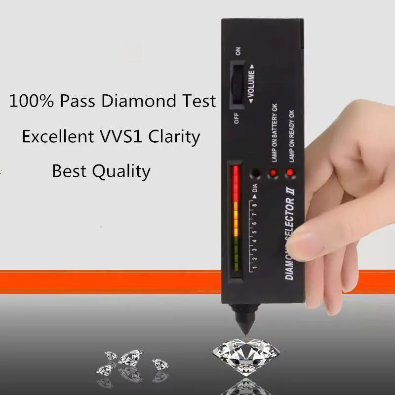 Orecchini a perno in moissanite Dhcollections in argento sterling 925 con design a fiocco di neve, superati i test sui diamanti, 0,5 2 ct, taglio perfetto per_voghion.com