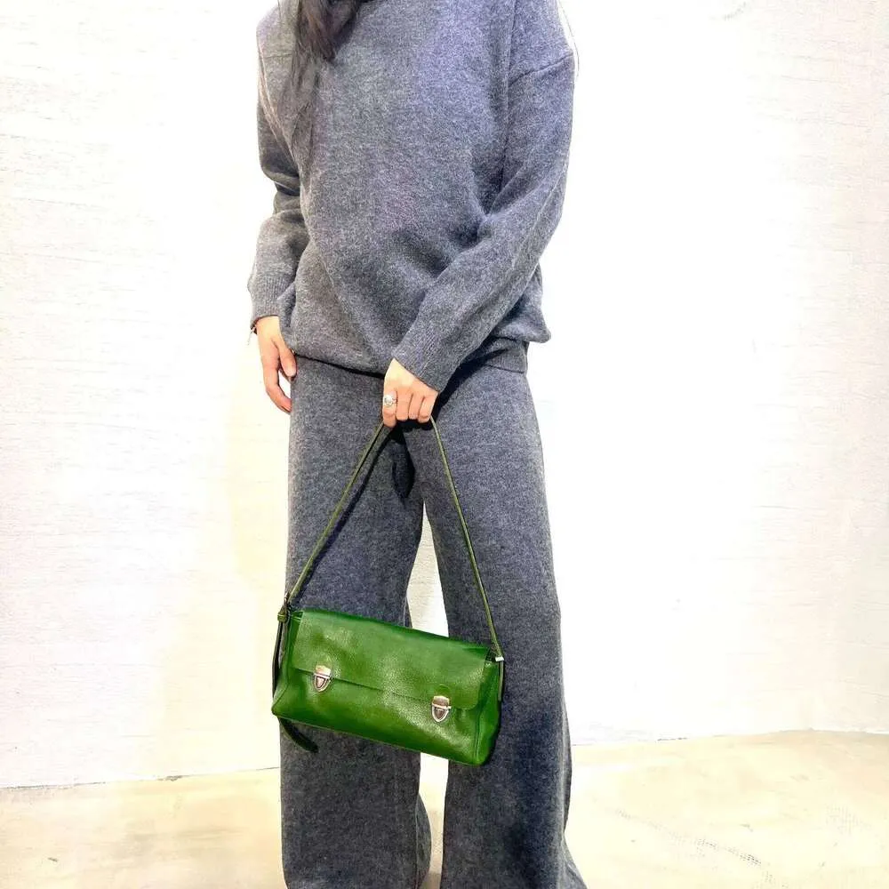 Vintage Damen Handtasche Aus Echtleder Umhängetasche Schultertasche_voghion.com