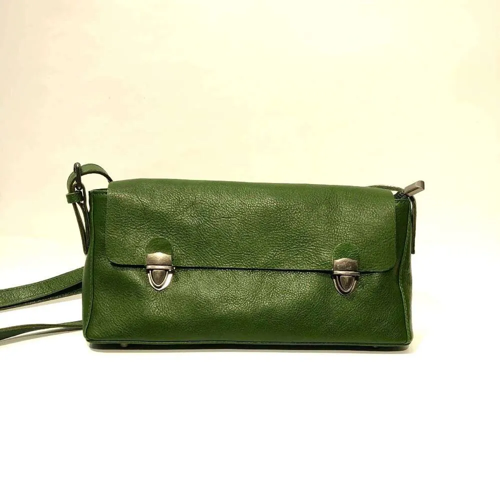 Vintage Damen Handtasche Aus Echtleder Umhängetasche Schultertasche_voghion.com