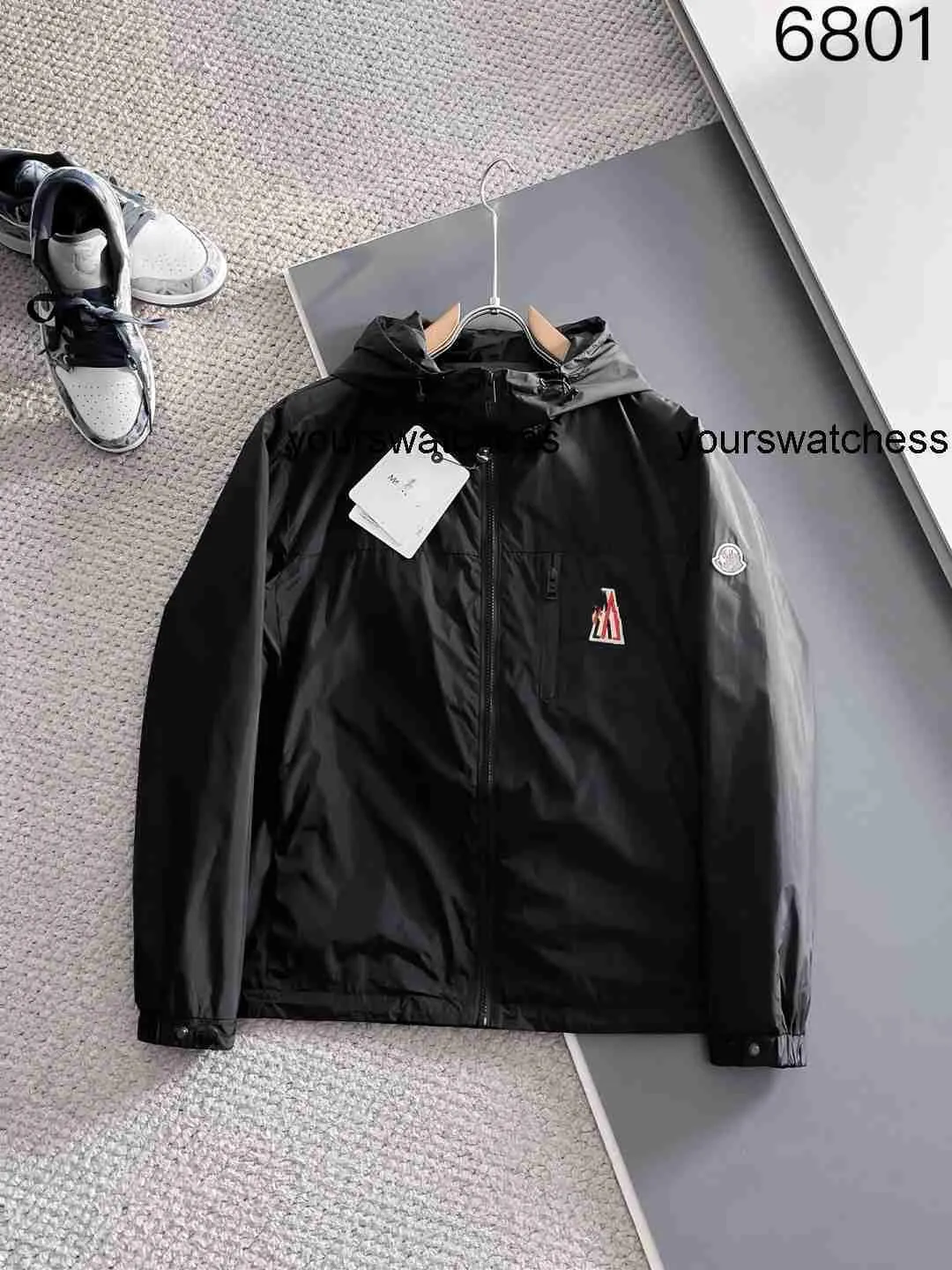 M Hooded Zipper Thin Jacket Mens Trench Coat From 86,03 € | DHgate