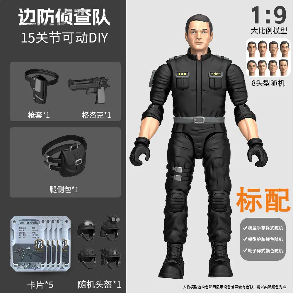 DLZ TOYS 1:12 Scale Collectible Winter Soldier Action Figure