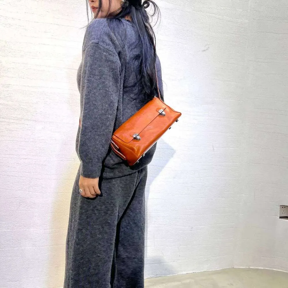 Vintage Damen Handtasche Aus Echtleder Umhängetasche Schultertasche_voghion.com