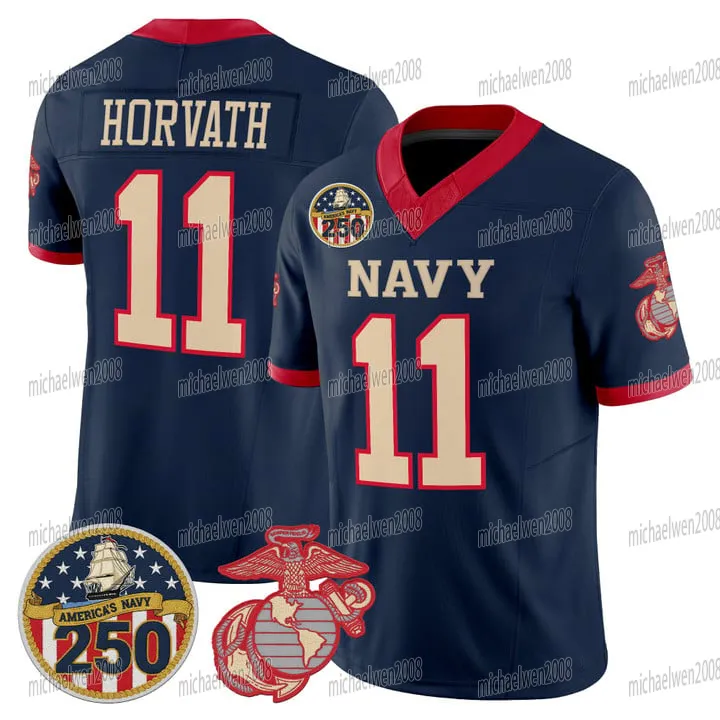 Navy Midshipmen 2025 26 Jersey With 250th Anniversary From