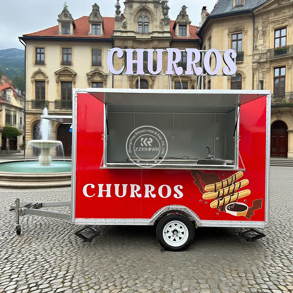 Custom Commercial Food Truck Trailer Mobile Pizza, Taco, Coffee, Burger ...