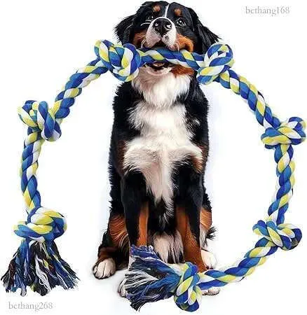 Dog Rope Toy Amazon Lage Dog Ope Toys Fo Aggessive Chewes, Dog Toys Set Fo Indestructible Dog Toy
