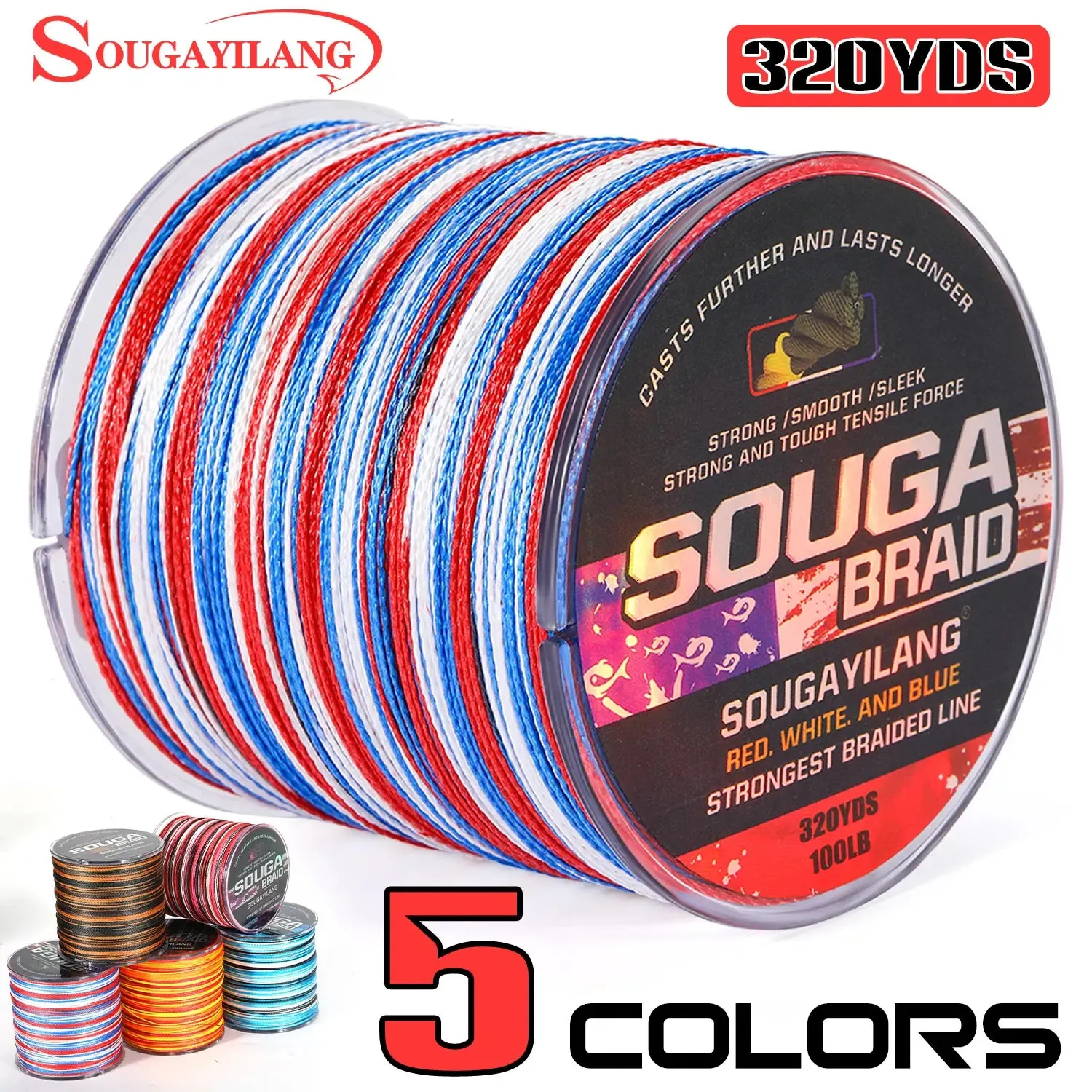 Sougayilang 300M Multifilament Carp Japanese Braided... 