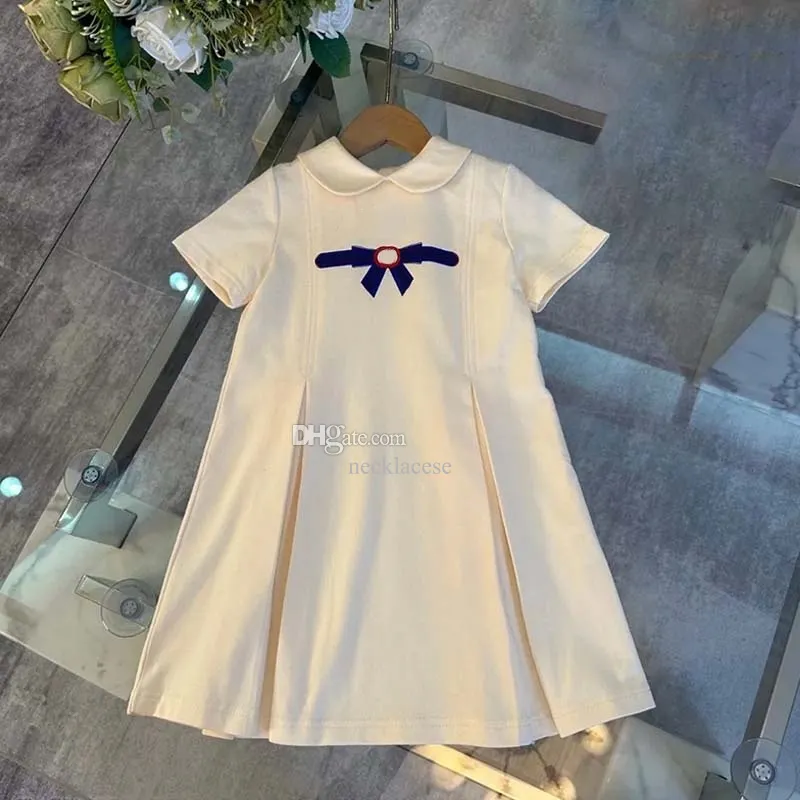 Girls Dresses Designer Kids Clothes Baby Skirts Toddler Children Youth  Luxury One Piece Dress Classic Letter Printed Clothing White Black Brown  Navy P Z25c# From Necklacese, $64.68 | DHgate.Com