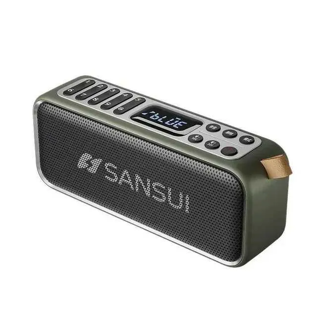 SANSUI F36 Retro FM Wireless Bluetooth Speaker USB/TF Mini Walkman