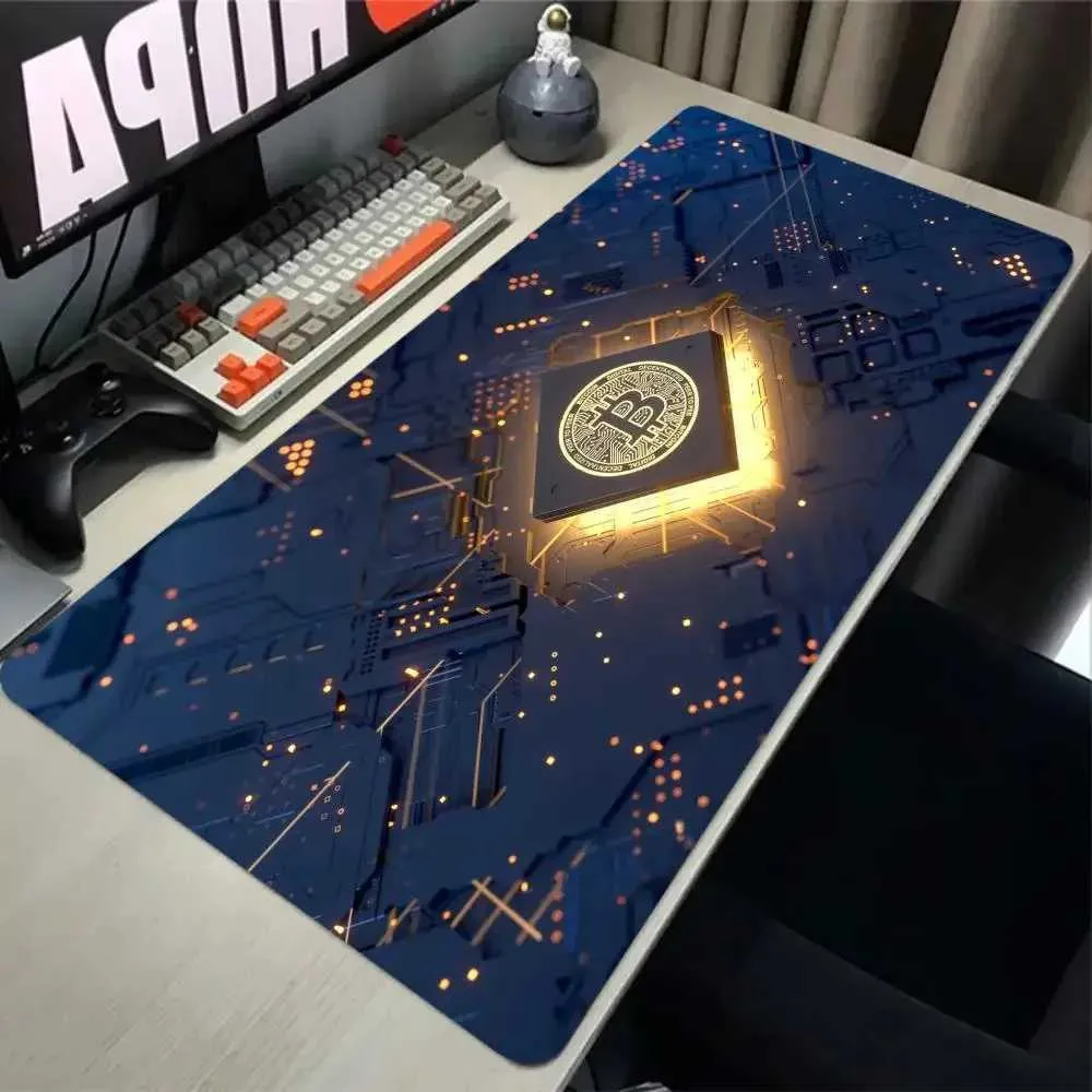 Bitcoin Mouse Pad Gaming Large HD Mousepad Anti Slip Rubber Mouse Mat  Computer Gamer Desk Mat Stitched Edge Black Gamer MousepadM251119 From 7,66  € | DHgate