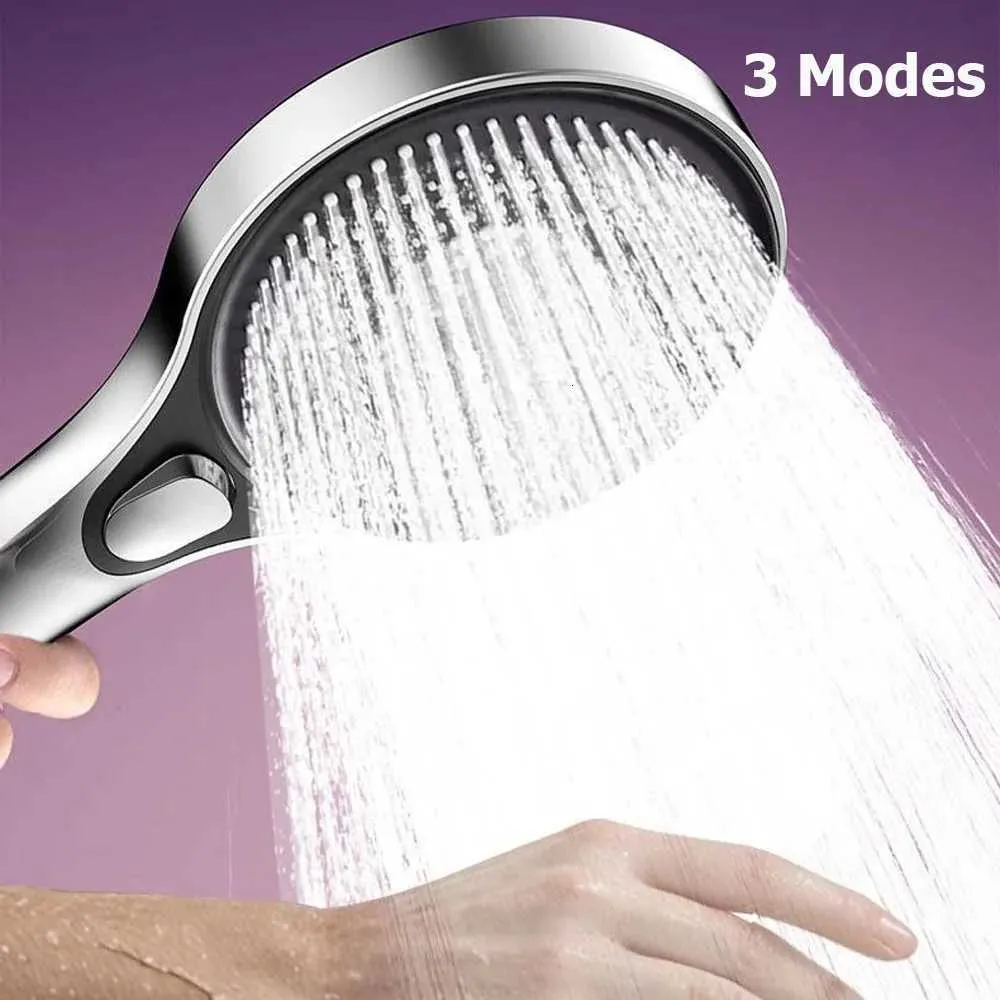High Pressure 13CM 5.12 in Rain Shower Head with 3 Modes Water Saving ...