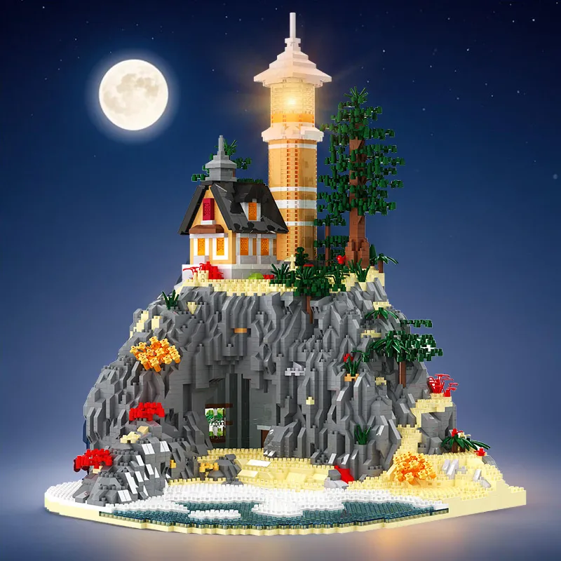 Island Lighthouse Building Blocks Set Creative... From Stxm309, $45.64 ...
