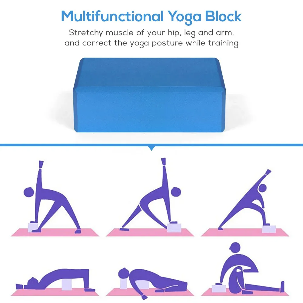Mini Exercise Blocks Yoga block 2 packs EVA foam fitness exercise blocks for sports from ...