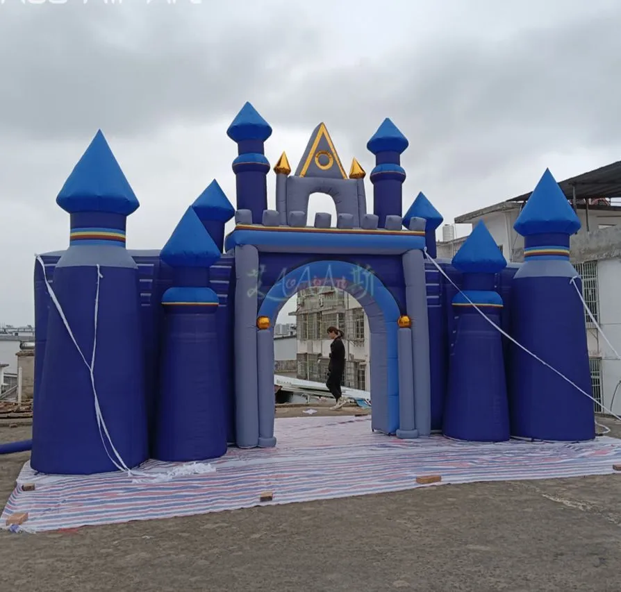 Mh Inflatable Castle 12mWx6mH 40x20ft With Blower Inflatable Arch Castle... From Inflation ...