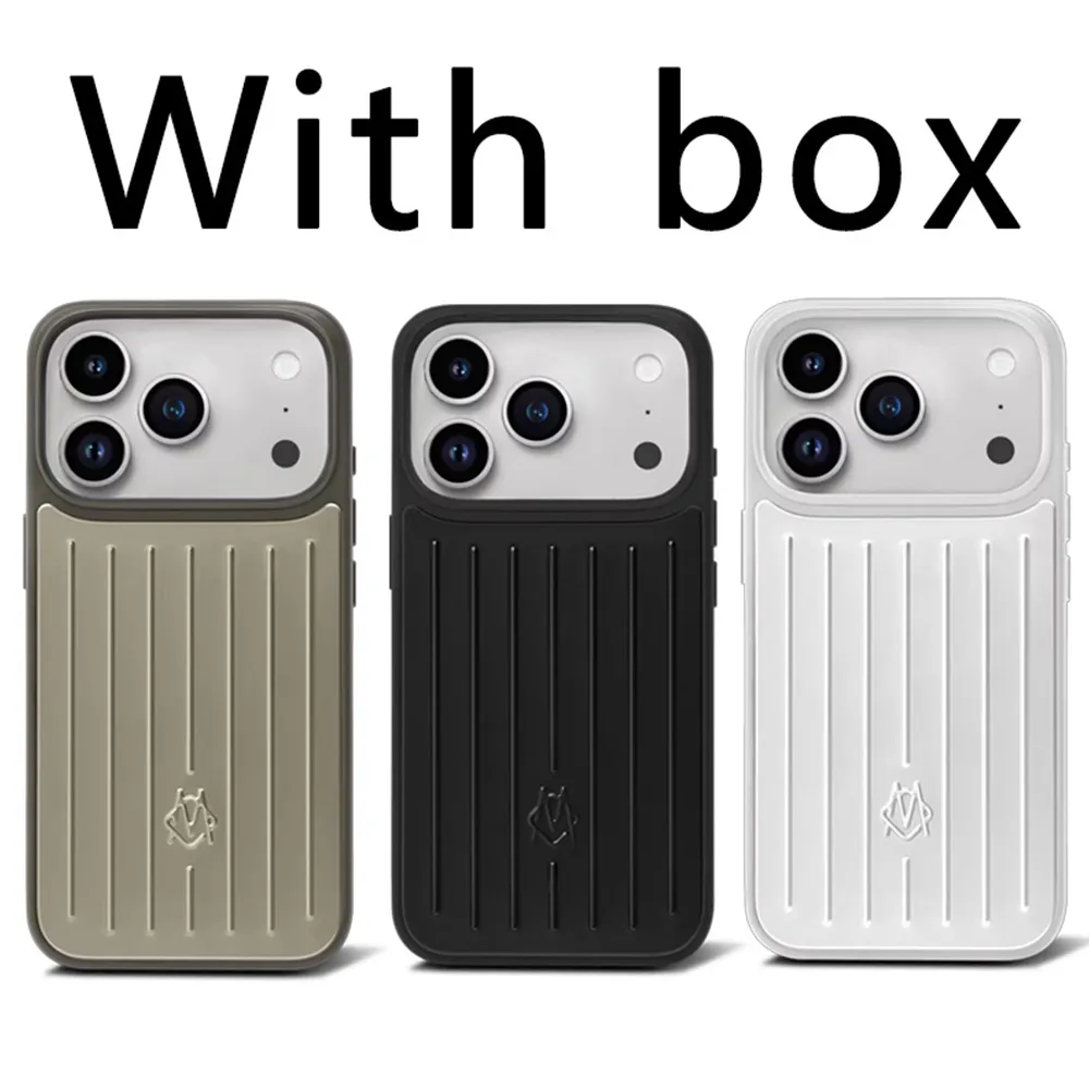 70% OFF Designer Phone Suitcase Case for iPhone 17‑Pro Max – Polycarbonate Aluminum MagSafe Cover