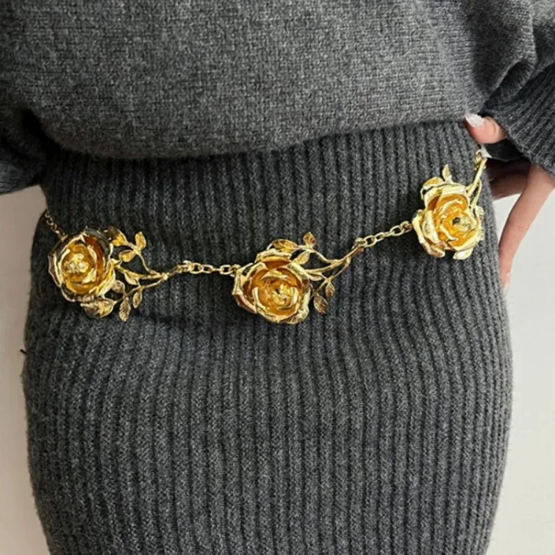 New! Trendy Gold Chain Waist Belt with Mini Bag (Metal) Amazon.com | BEMYLV Gold Purse Belt Fashion Fanny Pack for  main image 4