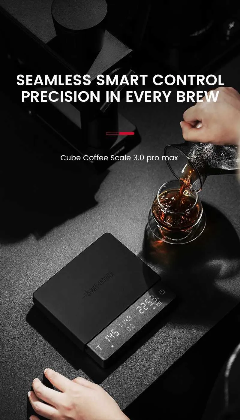 CUBE COFFEE SCALE 3.0 PRO MAX コーヒースケール MHW-3BOMBER Cube