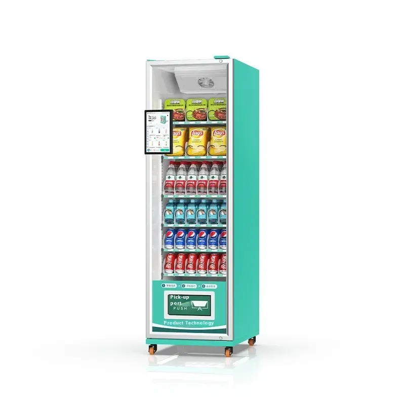 Wholesale Zixi 24‑Hour Full‑Automatic AI Advertising Vending Machine with Solar Panel – Lowest Price