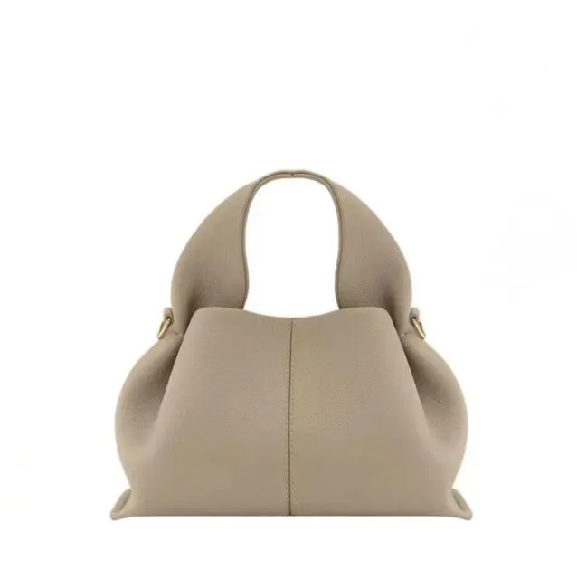 Croissant Bag Leder Für Damen Kleine - Hobo Crossbody Crescent Bag Halbmond Tasche Schwarz Braun