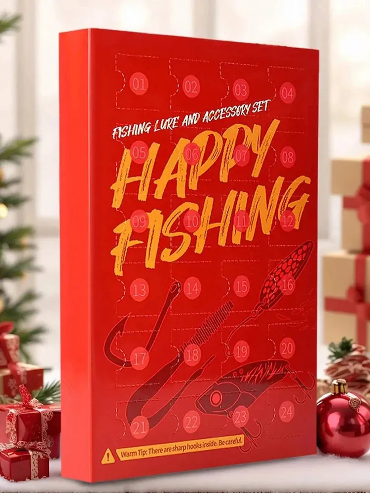 Calendario Dell'Avvento Per Pescatori 2025 - 24 Esche Da Pesca Uniche - Regalo Di Natale Per Uomini, Adulti E Ragazzi - 3