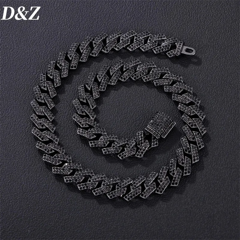 D Z Hip Hop Black Color 15MM Cuban Link Chain 2 Row... From Fan03, $8. ...
