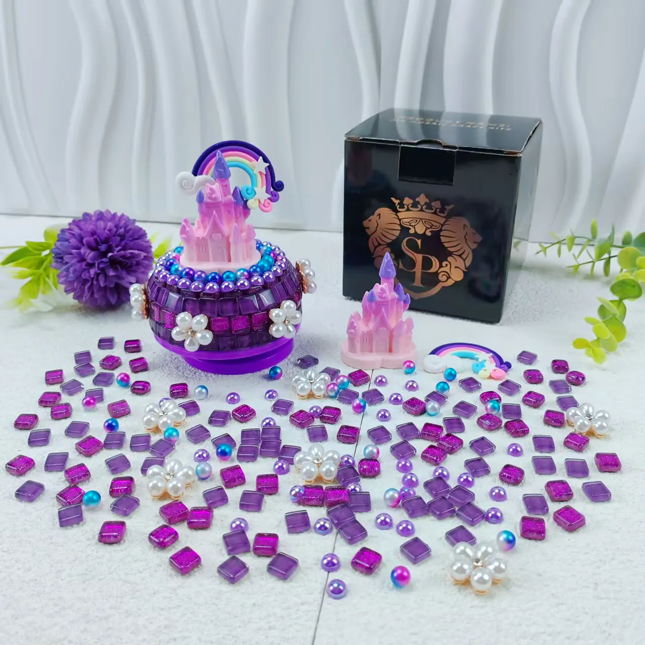 DIY Mozaik Dönen Müzik Kutusu Seti Ebeveyn Çocuk İşçiliği Ve Tatil  Hediyeleri Için Yaratıcı Çocuk Oyuncak Seti Yi TL1,299.68 | DHgate