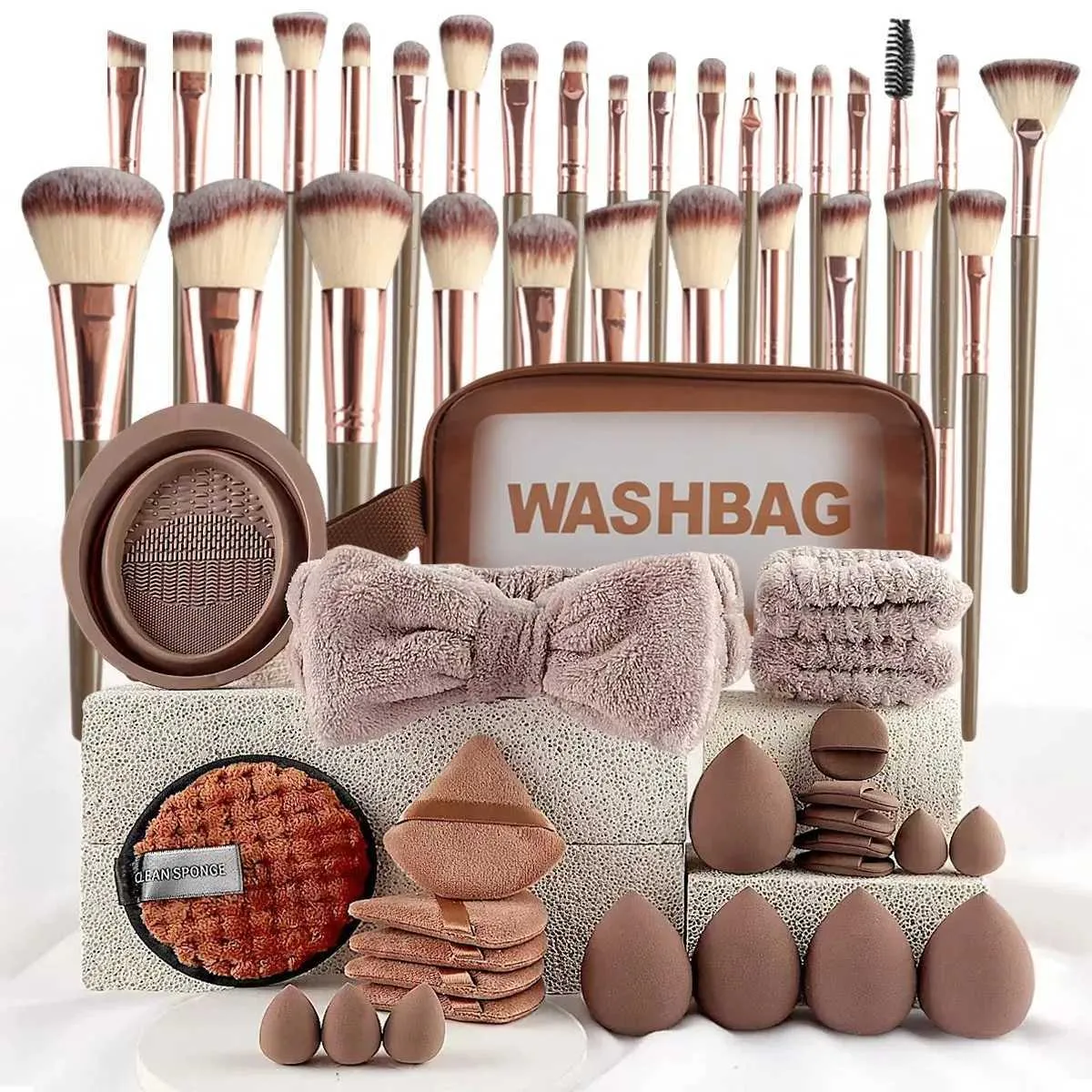 56% OFF CHARMINGPOSE 56‑Piece Professional Makeup Brush Set – Portable Travel Kit