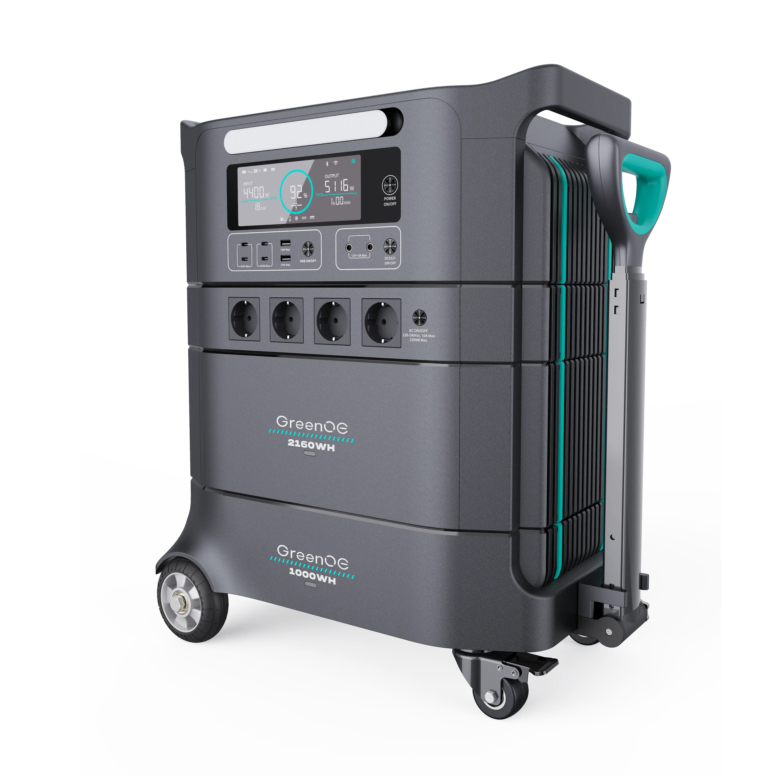 4kW/4.2kWh Portable Power Station - Modular EnergyCan System, Reliable ...