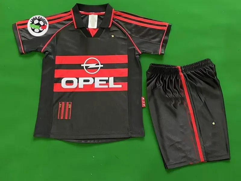 Milan 1999 Ac Milan 1998 Jersey AC Milan 1998-99 Home Shirt