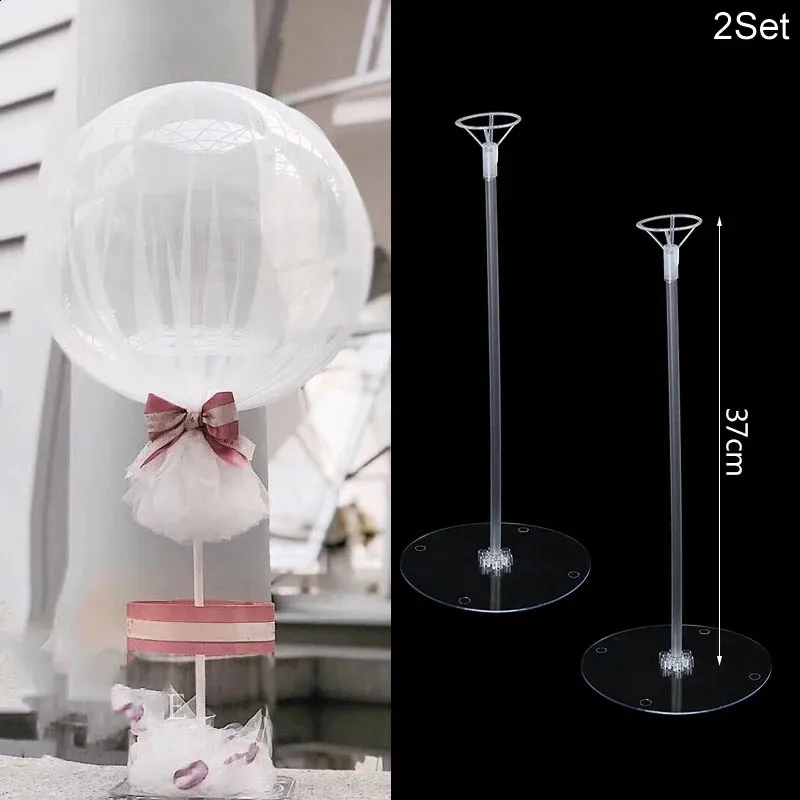 7 Tubes Ballon bâton support de mariage fête anniversaire décor enfant