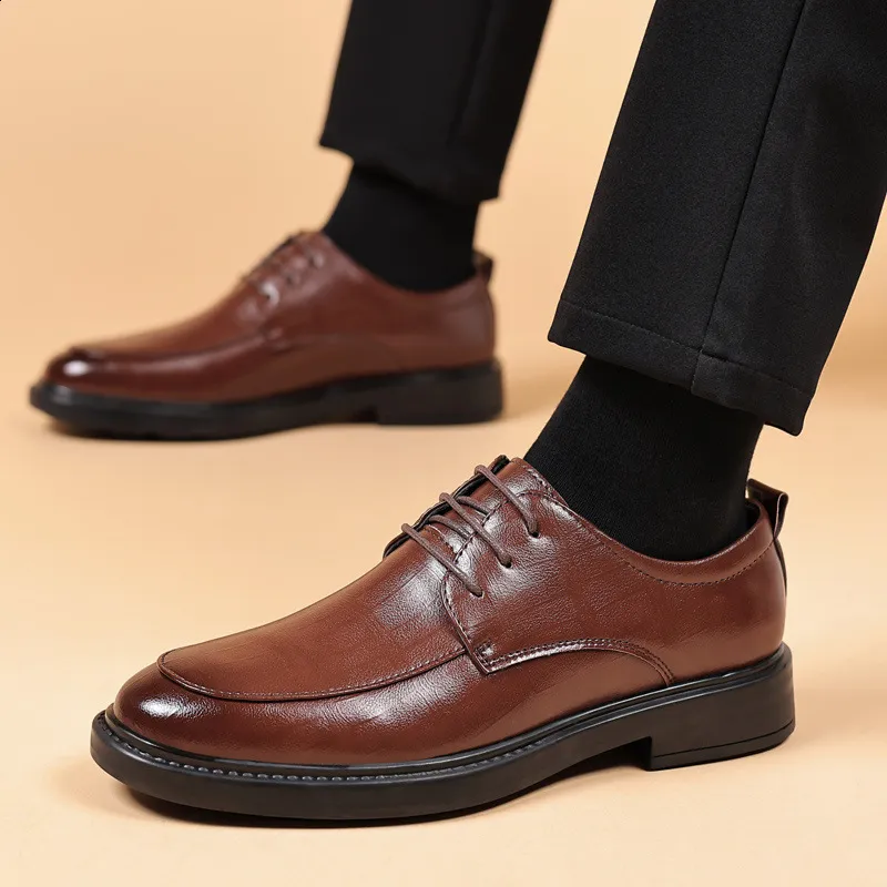 Matte Leather Oxford round toe formal Shoes for Men - Casual, Fashionable, and Crafted Sports Shoes (240614) Matte Leather Oxford round toe formal Shoes for Men - Casual, Fashionable, and Crafted Sports Shoes (240614)