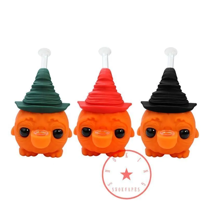 cigarette halloween bowl Cool Colorful Halloween Pumpkin Silicone Hand Tube Glass Dry Herb Tobacco  Filter Bowl Portable Bong Cigarette Holder Smoking Handpipes Waterpipe  Pipes DHL From 3,65 €