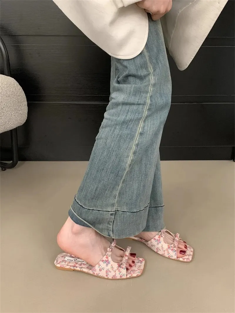 Elegant Women's Summer Beach Sandals With Bow Detail Comfortable_voghion.com