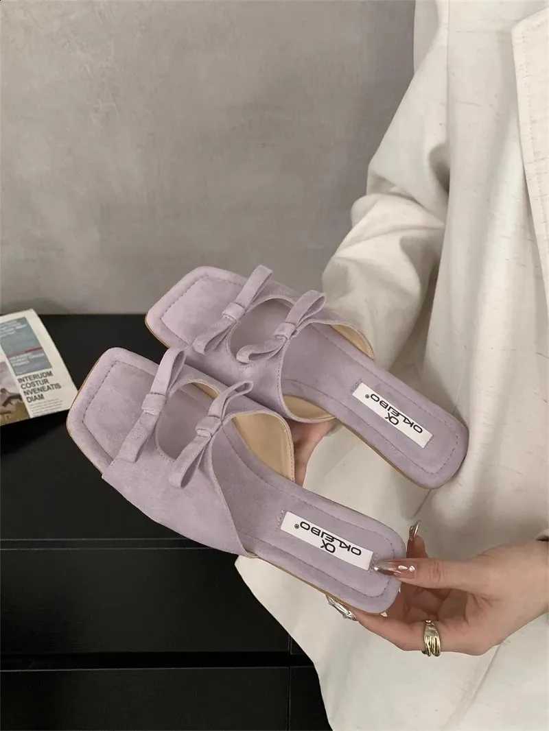 Elegant Women's Summer Beach Sandals With Bow Detail Comfortable_voghion.com